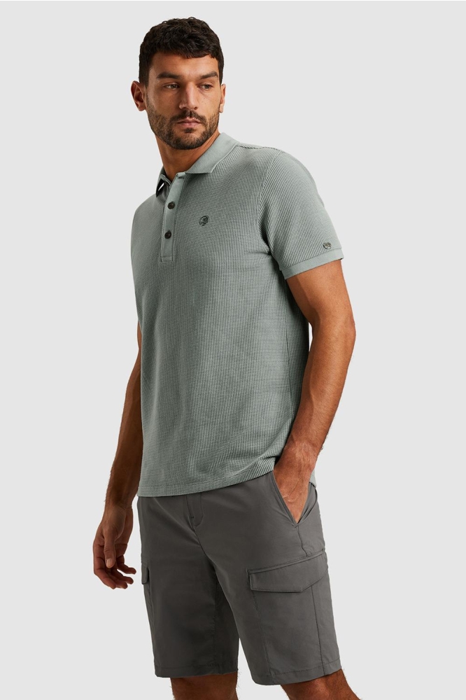 POLO MET WAFELSTRUCTUUR CPSS2504889 5225 SLATE